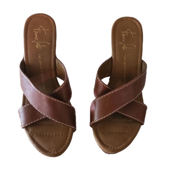 Franco Sarto Artist Collection Shoes - Franco Sarto Artist Collection Wooden Platform